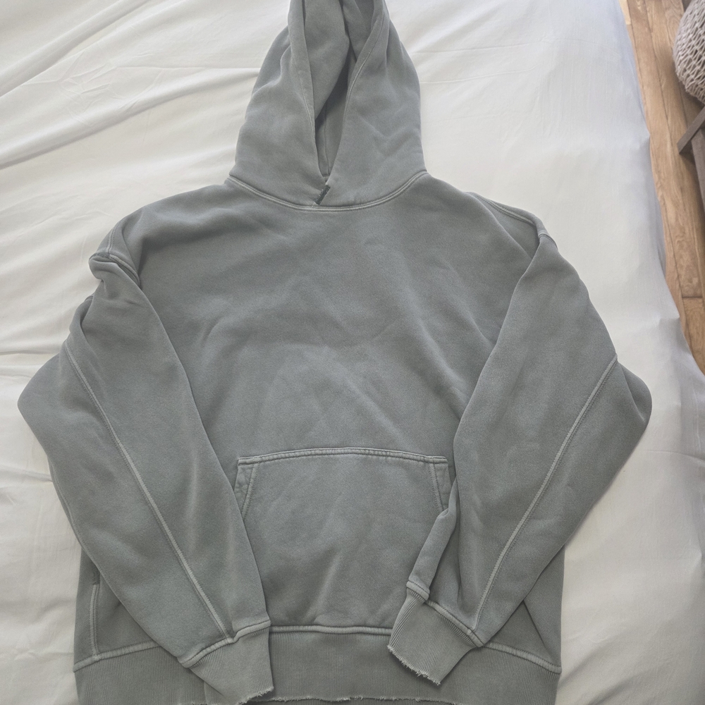 Abercrombie & Fitch Unisex Sunday Sage Green Pullover Hoodie